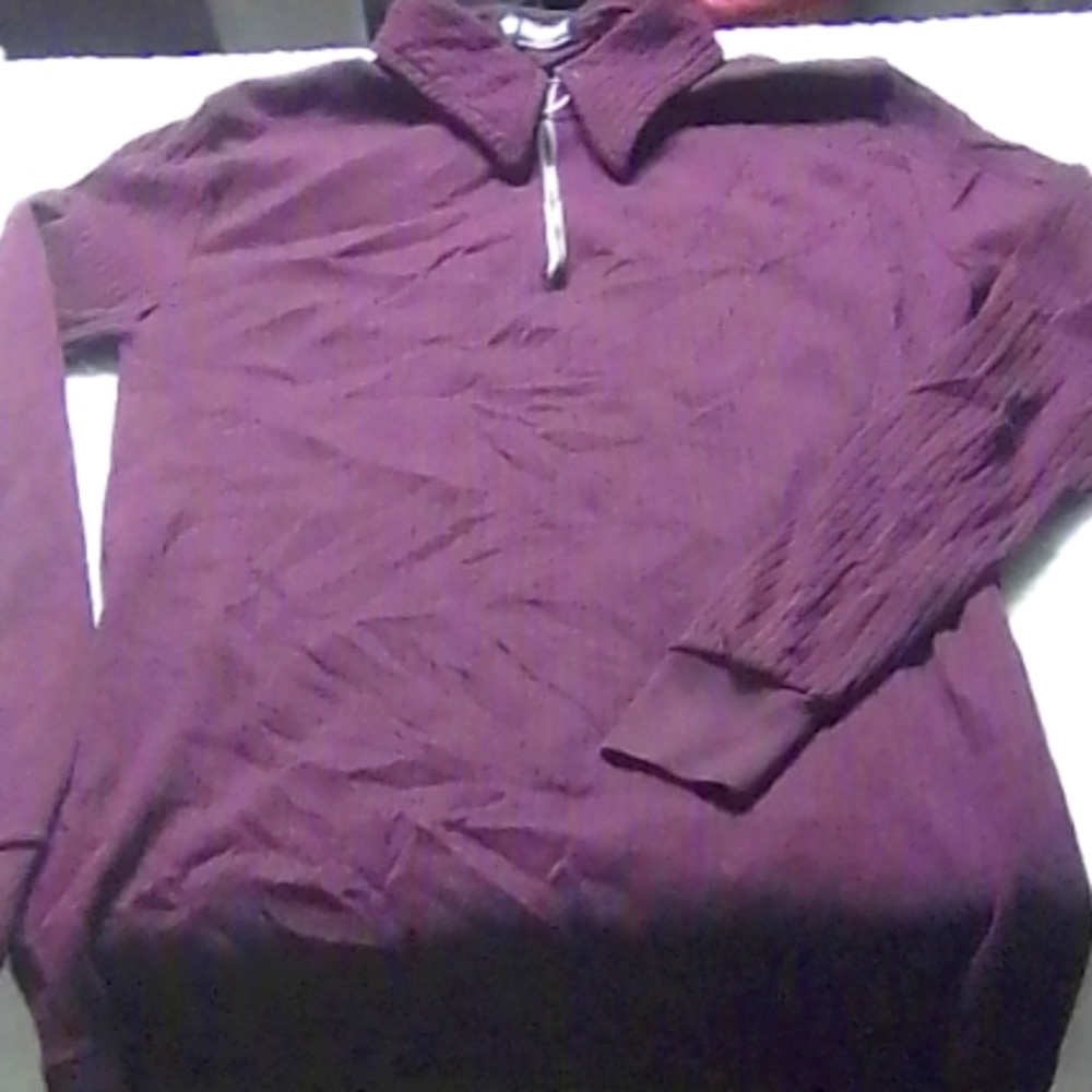 70's zip up long sleeve